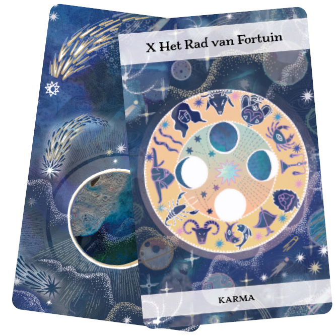 Het Rad van Fortuin - Maan & Sterren tarot