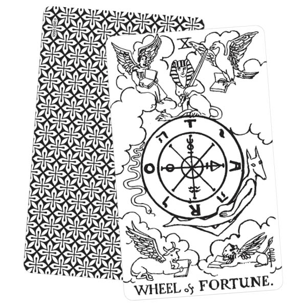 Black & White Rider-Waite - Jody Boginski Barbessi -Wheel of fortune