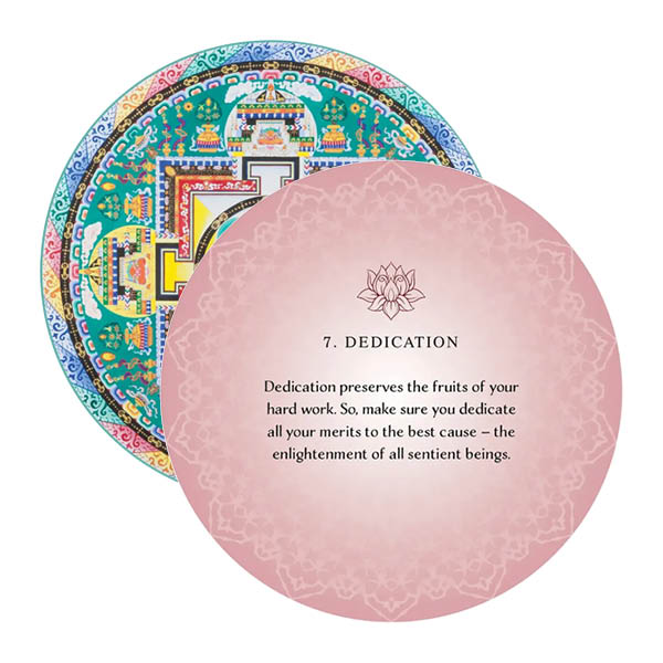 Buddhism Oracle Cards - Lama Tendar and Ani Dechen - Dedication