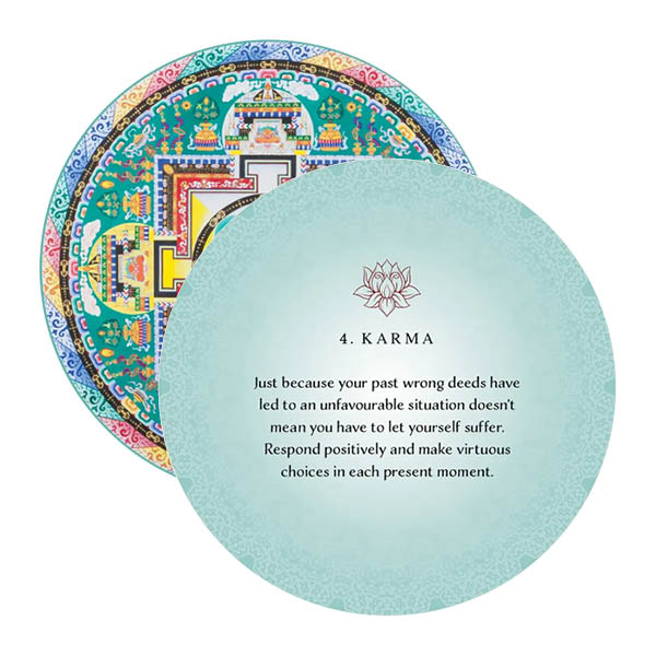 Buddhism Oracle Cards - Lama Tendar and Ani Dechen - Karma