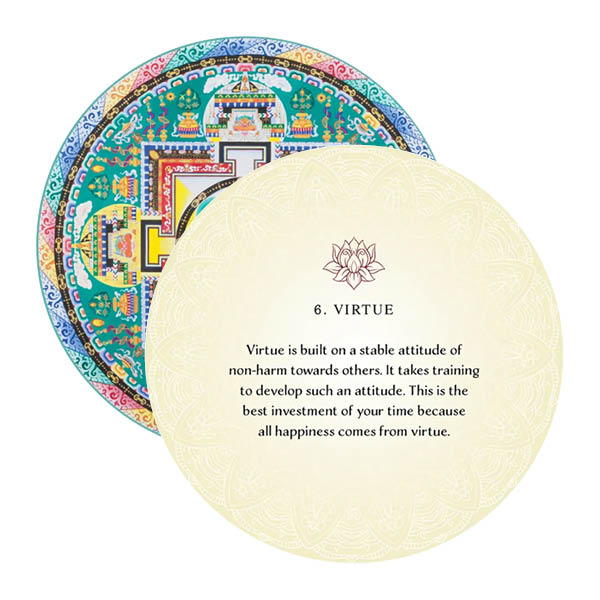 Buddhism Oracle Cards - Lama Tendar and Ani Dechen - Virtue