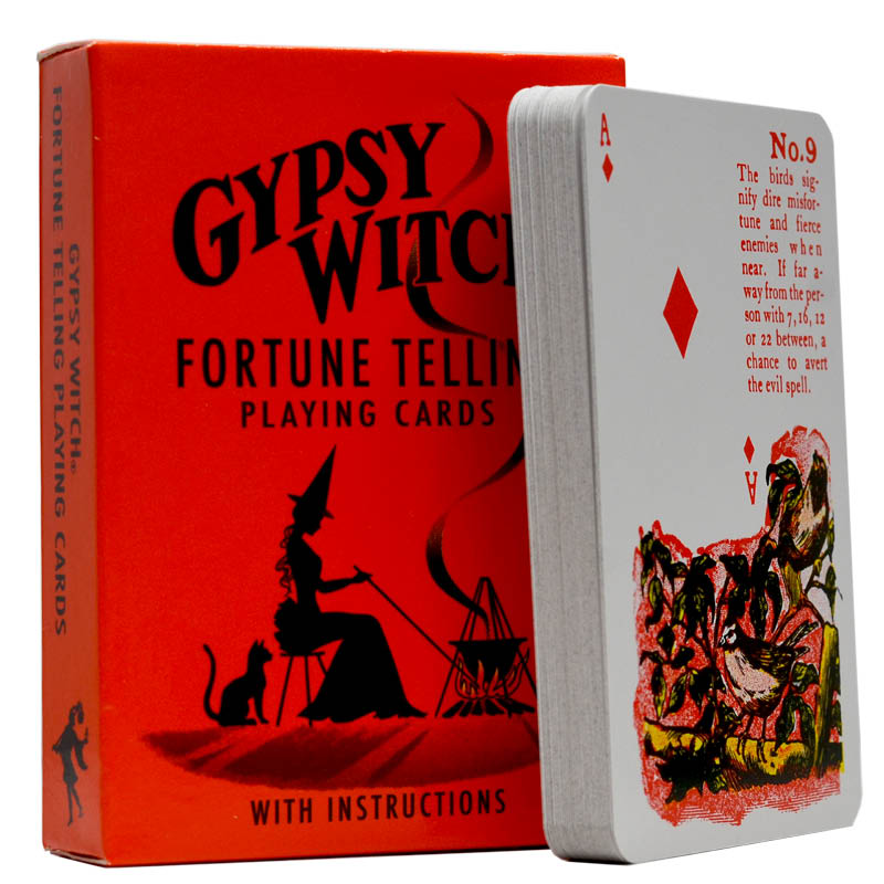 Gypsy Witch Fortune Telling Cards Deck & Book Set