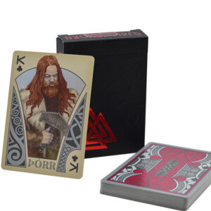 Gjallarhorn Viking Poker Deck red