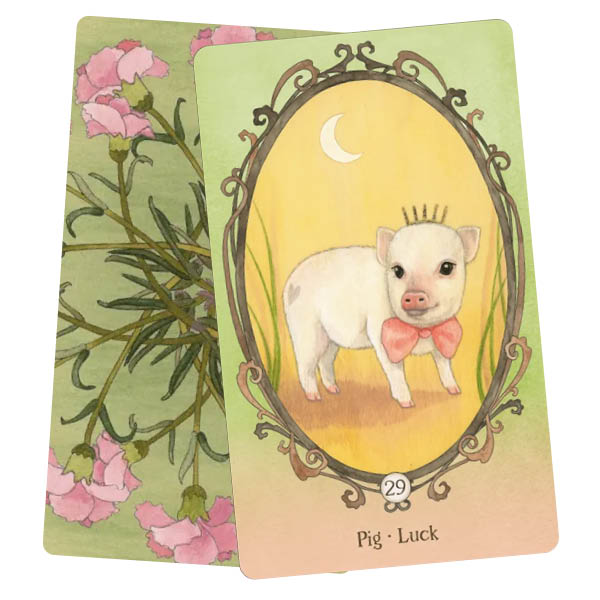 Wing Hoof and Paw An Animal Companion Oracle - Angi Sullens -Pig - Luck