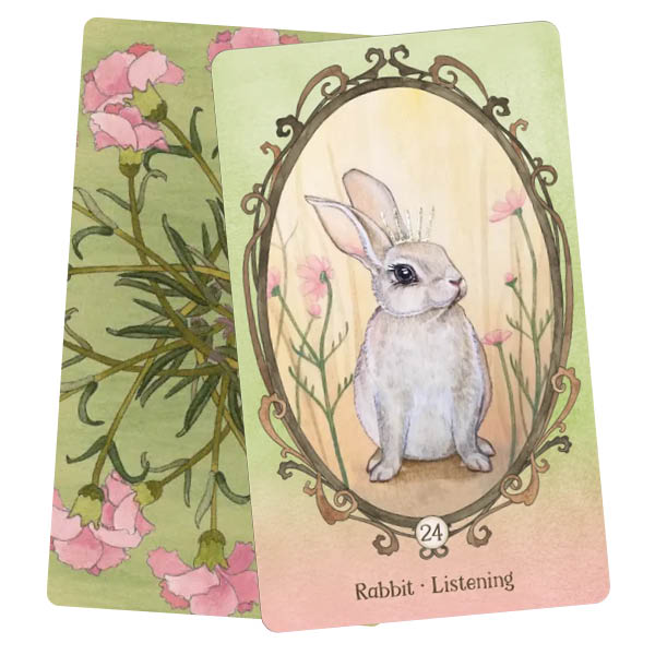 Wing Hoof and Paw An Animal Companion Oracle - Angi Sullens -Rabbit - Listening