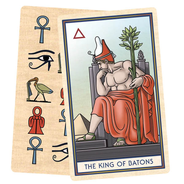 The First Occult Tarot - Robert M. Place - The King of Batons