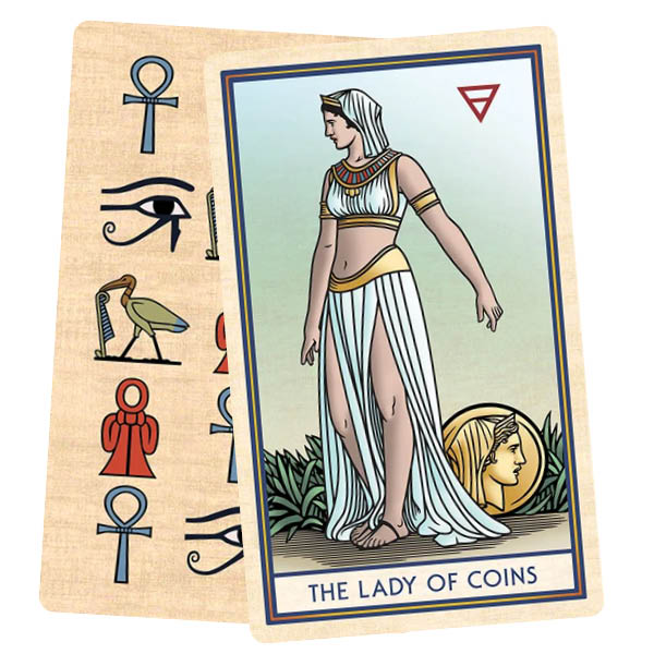 The First Occult Tarot - Robert M. Place - The Lady of Coins