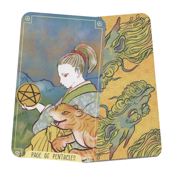 Floating World Tarot - Oliver Luke Delorie - Page of Pentacles