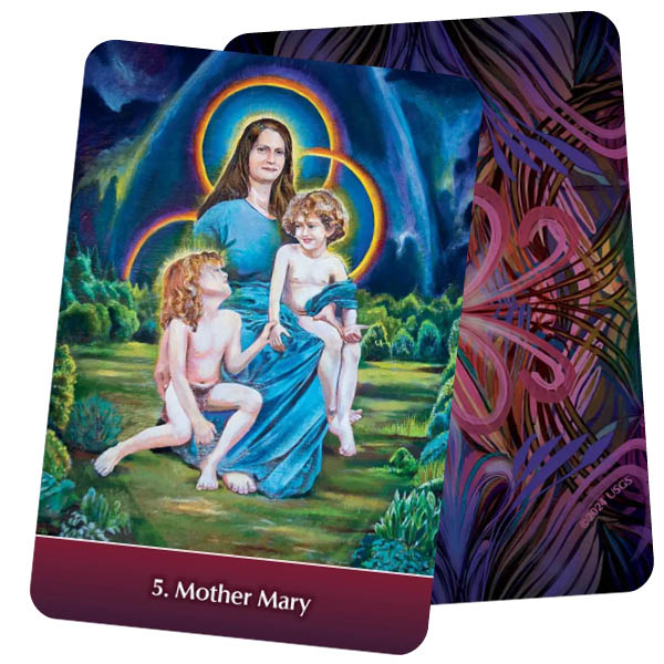 Reiki Divine Healing Card Deck - Brett Bevell, Ben Schikowitz - Mother Mary