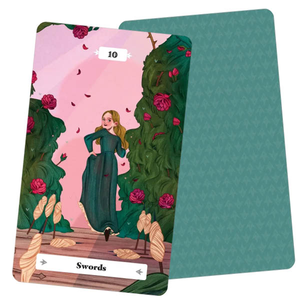 Woodland Fairy Tale Tarot - Cecilia Lattari, Giulia Varetto - Swords 10