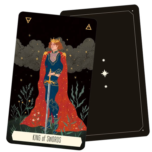 Zodiac Tarot In A Tin - Cecilia Lattari, Ana Chávez - King of Swords