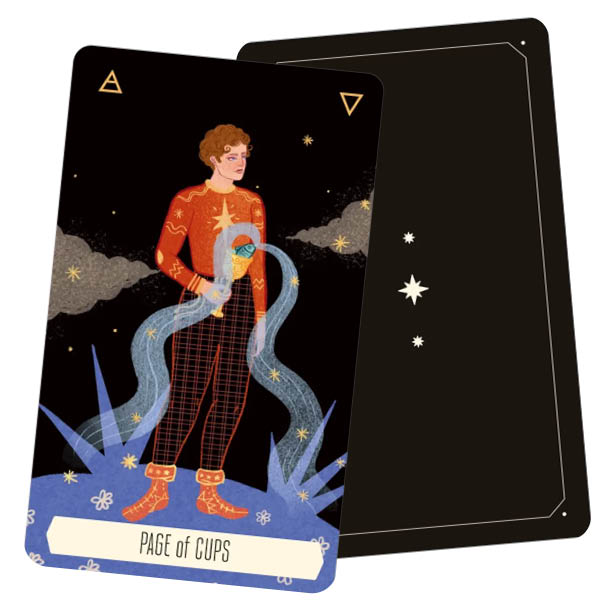 Zodiac Tarot In A Tin - Cecilia Lattari, Ana Chávez - Page of Cups