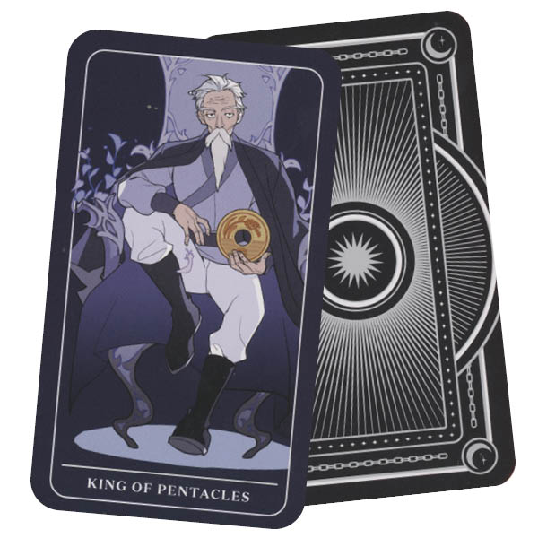 Anime Tarot - Tasha Yglesias - King of Pentacles