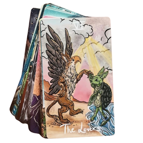 Magical Creatures Tarot - Linda Ritter - The Lovers