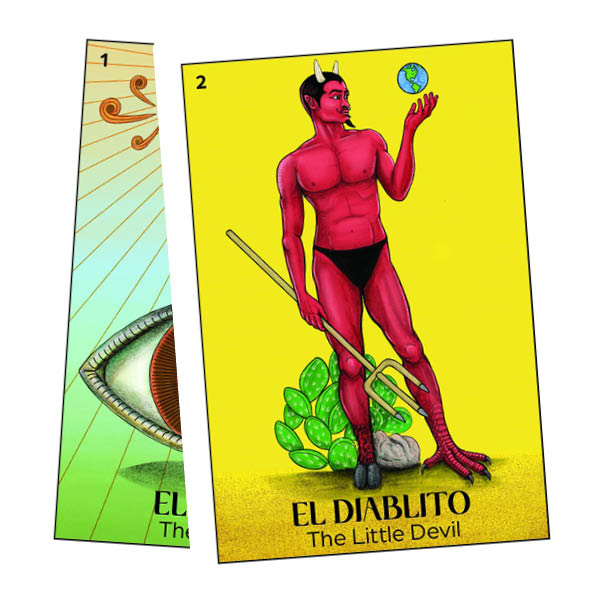 Loteria Remdios Oracle - Xelena Gonzalez, Jose Sotelo Yamasaki - El Diablito the little devil