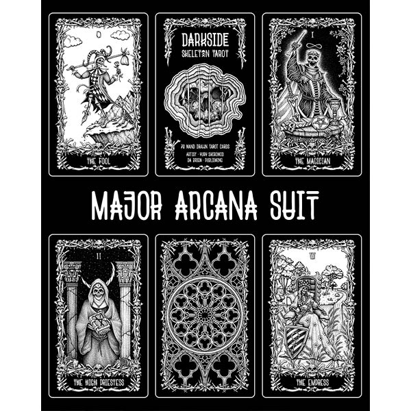 Darkside Skeleton Tarot - Major Arcana Suit