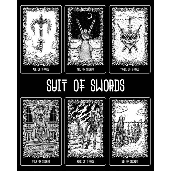 Darkside Skeleton Tarot - Swords