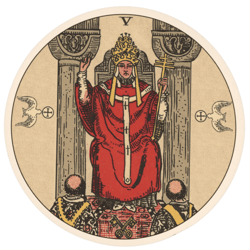 Tarot Card The Hierophant - Major Arcana