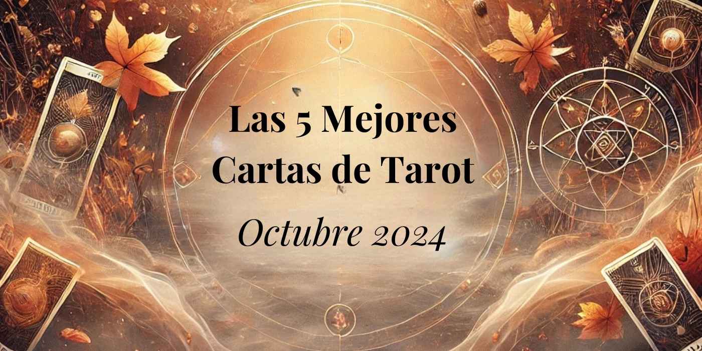 Descubre las 5 mejores cartas de tarot para octubre de 2024, que invitan a la reflexión interior y al crecimiento personal. Inspírate con la simbología y el poder de cada mazo de tarot.