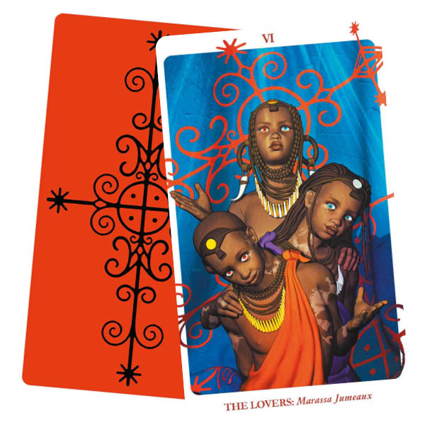 Voodoo Tarot - Fabio Listrani - The Lovers - Marassa Jumeaux