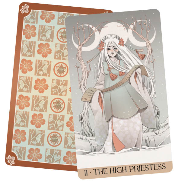 Yokai Tarot - Marga Biazzi - instructions by Paolo Bertazzo - The High Priestess