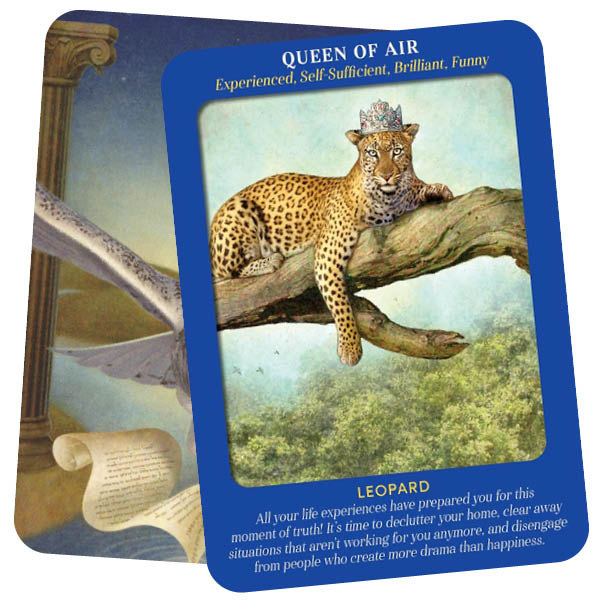 Animal Guides Tarot by Radleigh Valentine - Leopard - Queen of Air