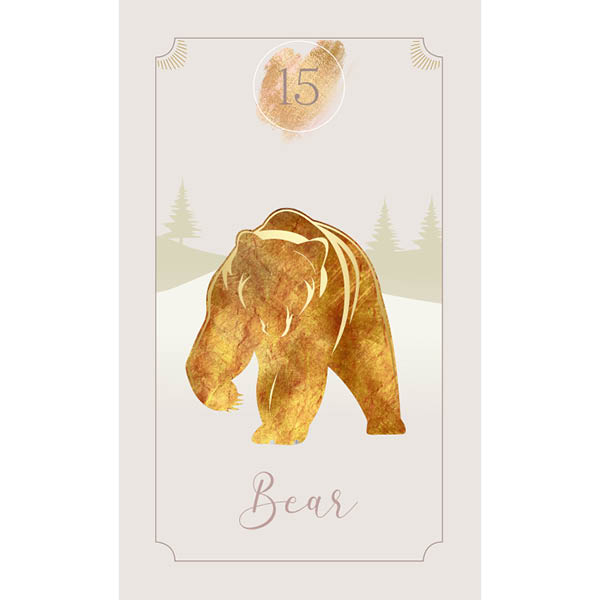 Azra's Golden Lenormand Cards - Azra Manzoor - Bear