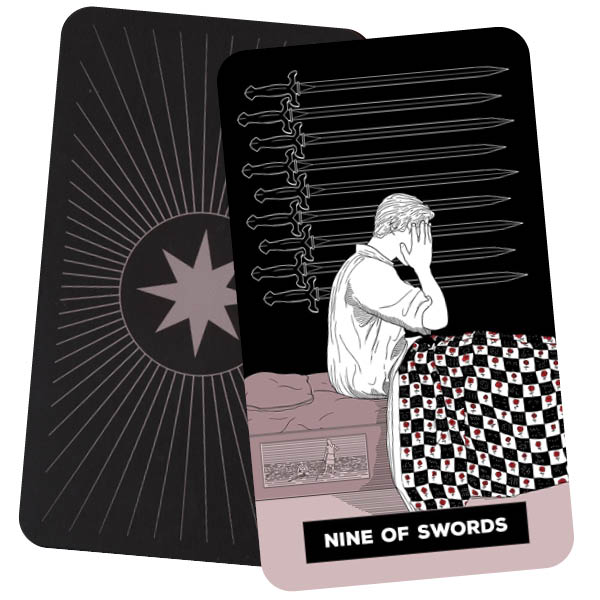 The Change Tarot - by Jessica Dore - Nine of Swords