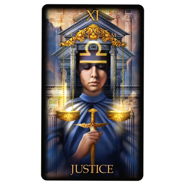 Marchetti Tarot - Lee Bursten - Ciro Marchetti - Justice XI