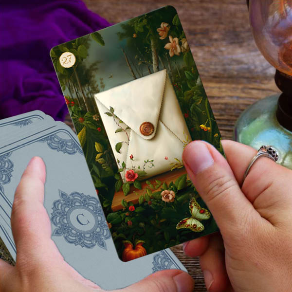 Trek een kaart lenormand - Christephania Kipper