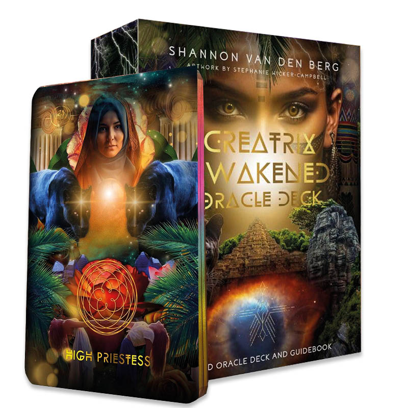 Creatrix Awakened Oracle Deck - by Shannon Van Den Berg (Author), Stephanie Wicker-Campbell (Illustrator)