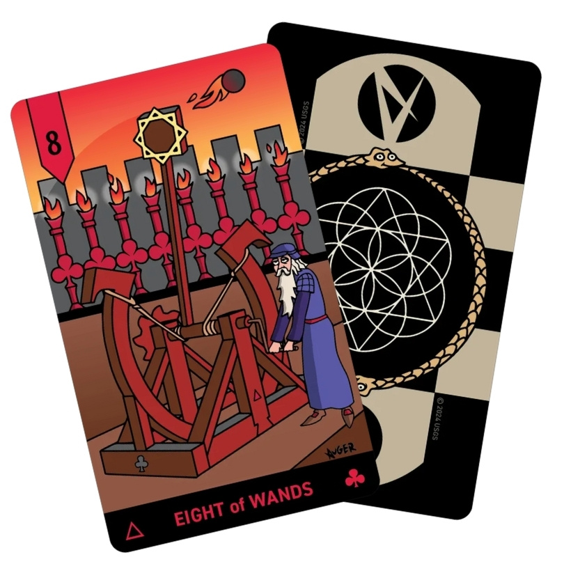 Allcento Tarot - Eight of Wands