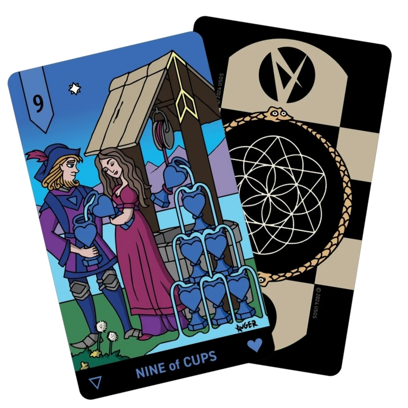Allcento Tarot - Nine of Cups