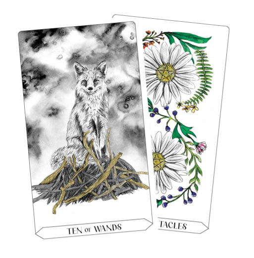 Lumina Tarot - Lauren Aletta - Ten of Wands