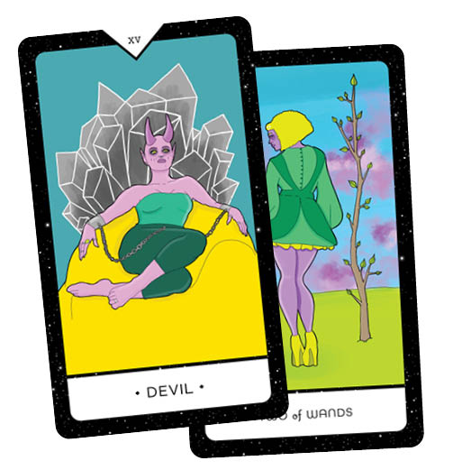 Rainbow Moon Tarot - Devil