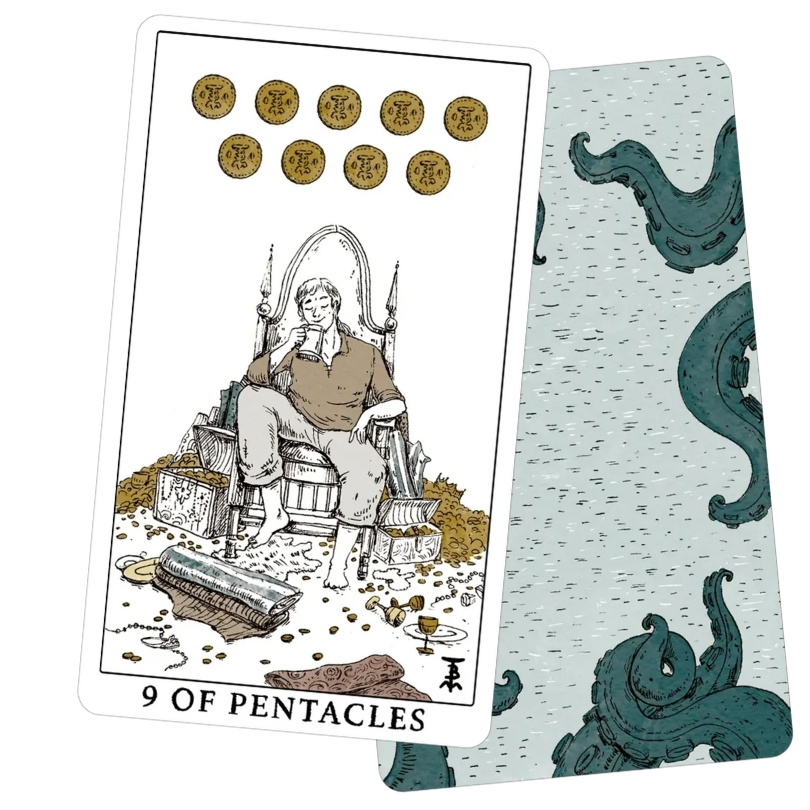 Tempest Tarot Deck - 9 of pentacles