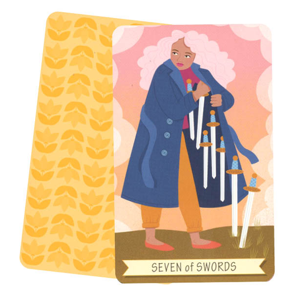 The Good Karme Tarot - Kerry Ward - Seven of Swords