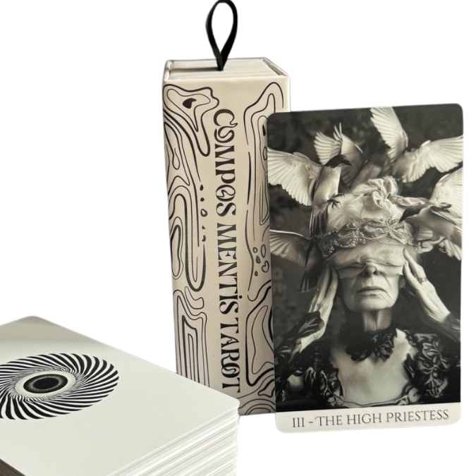 Compos Mentis Tarot – zwart-wit tarot met uitlegboek