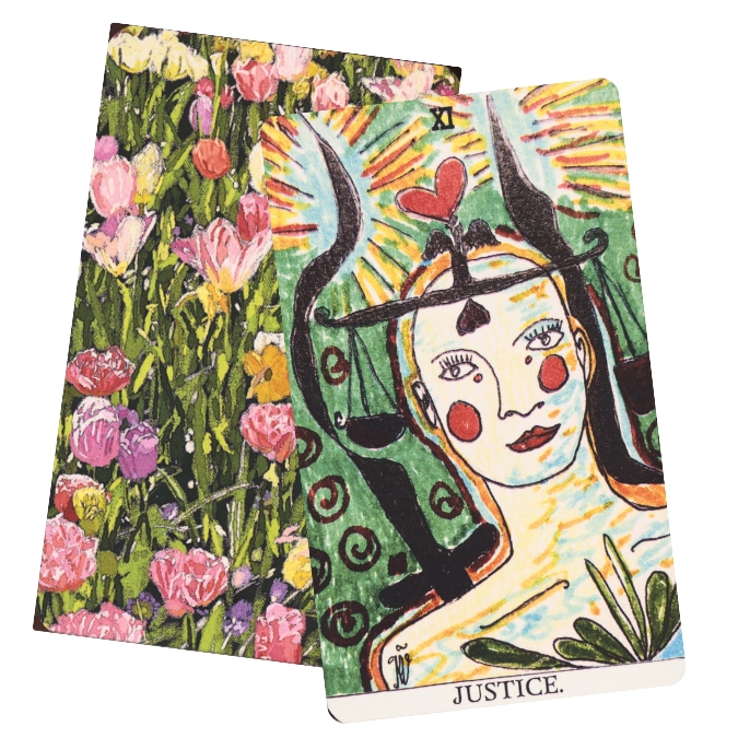 Walk in the Red Tarot - Justice