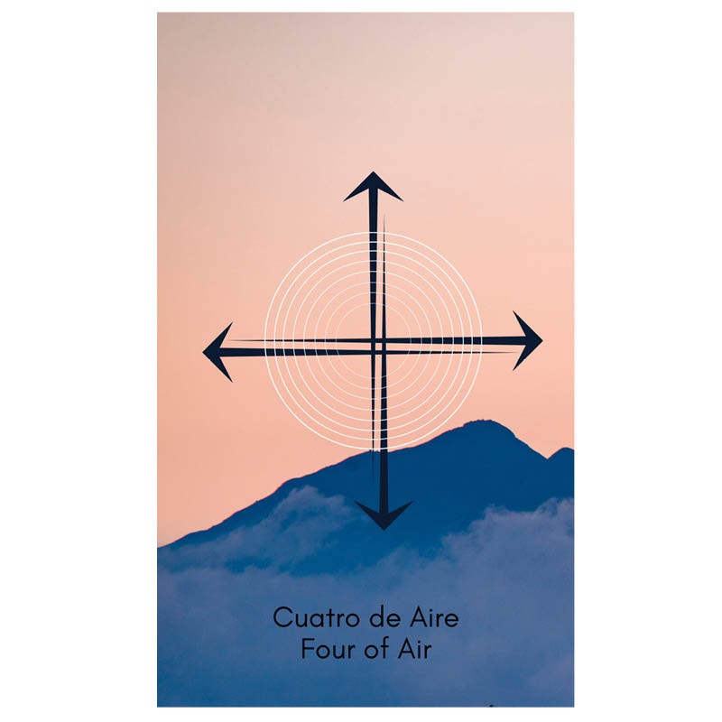 The Somantic tarot - Creador de Tierra - Cuatra de Aire - Four of Air