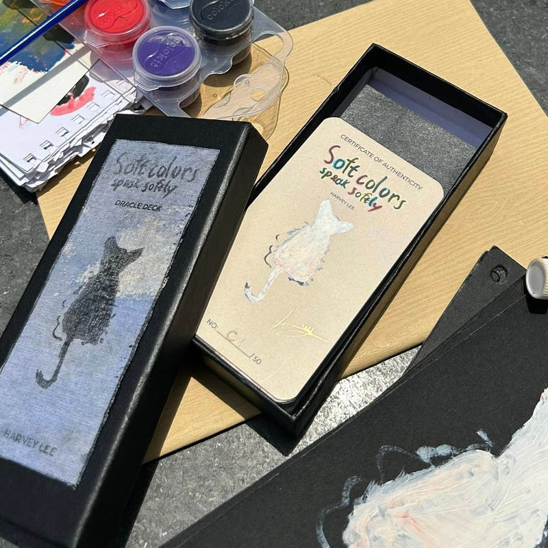 SOFT COLORS SPEAK SOFTLY Deck by Harvey Lee - 1