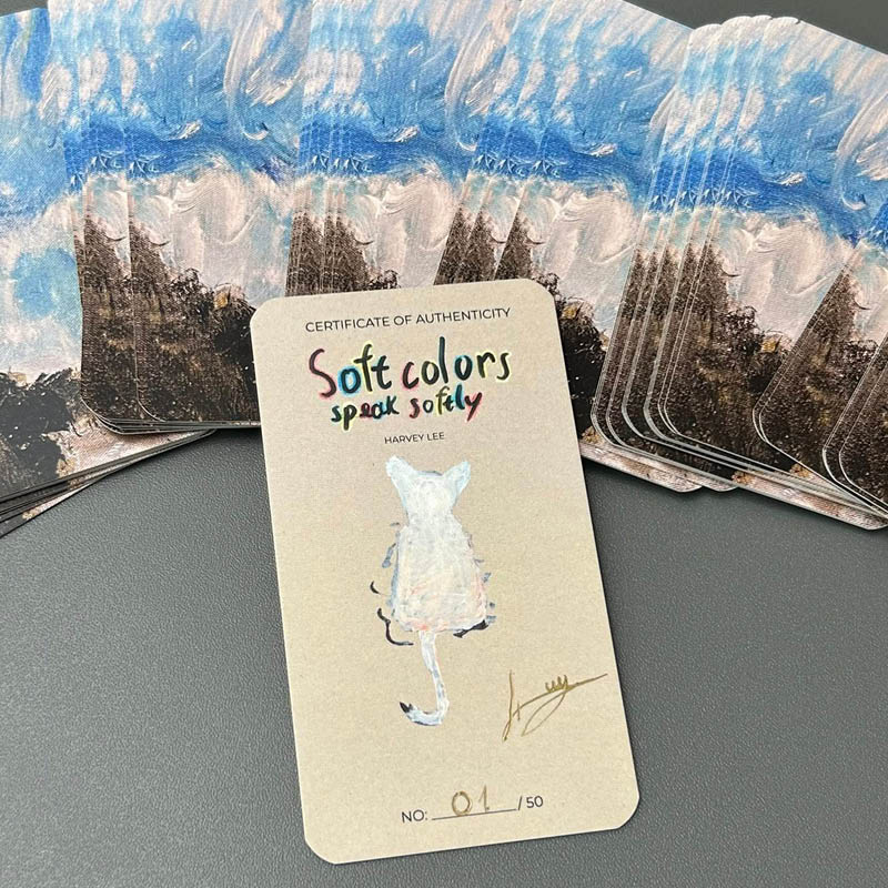 SOFT COLORS SPEAK SOFTLY Deck by Harvey Lee- 3