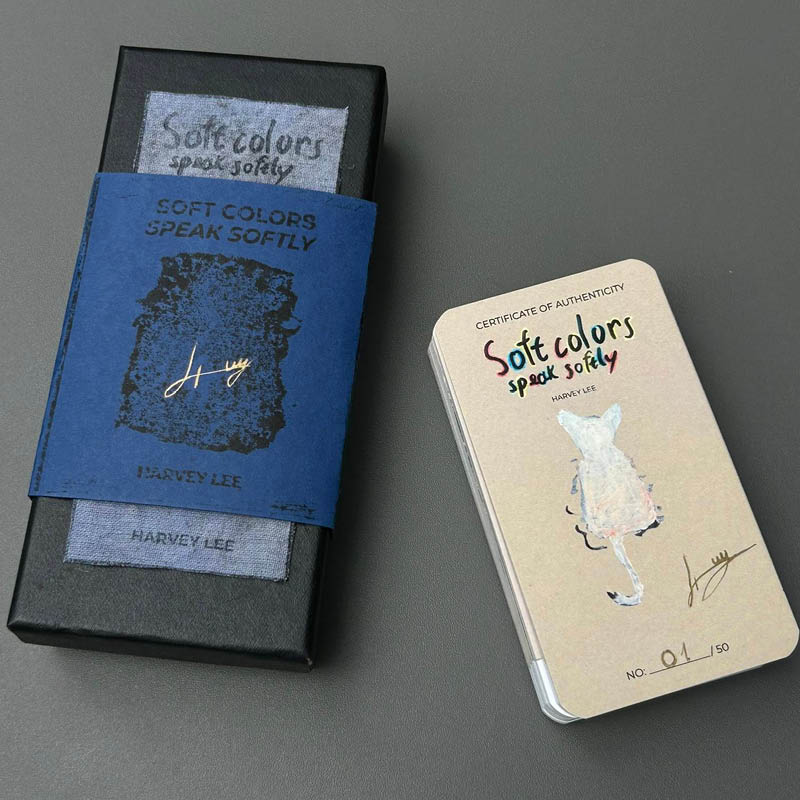 SOFT COLORS SPEAK SOFTLY Deck by Harvey Lee- 5