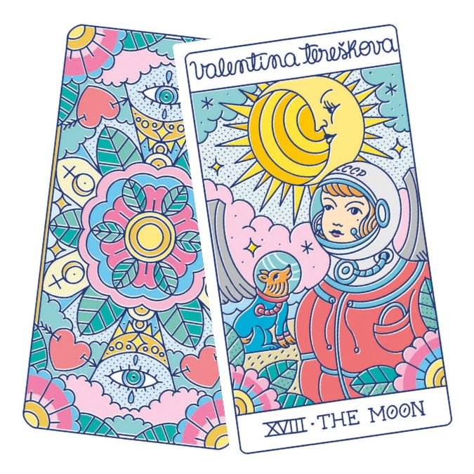 Girl Power Tarot - The Moon