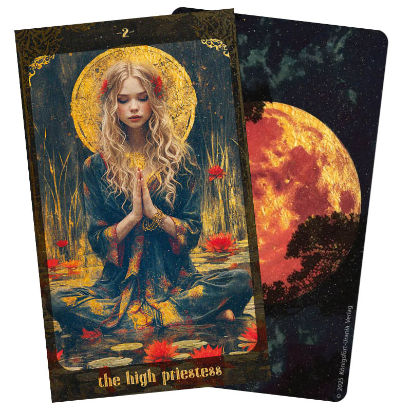 Amber Moon Tarot - The High Priestess
