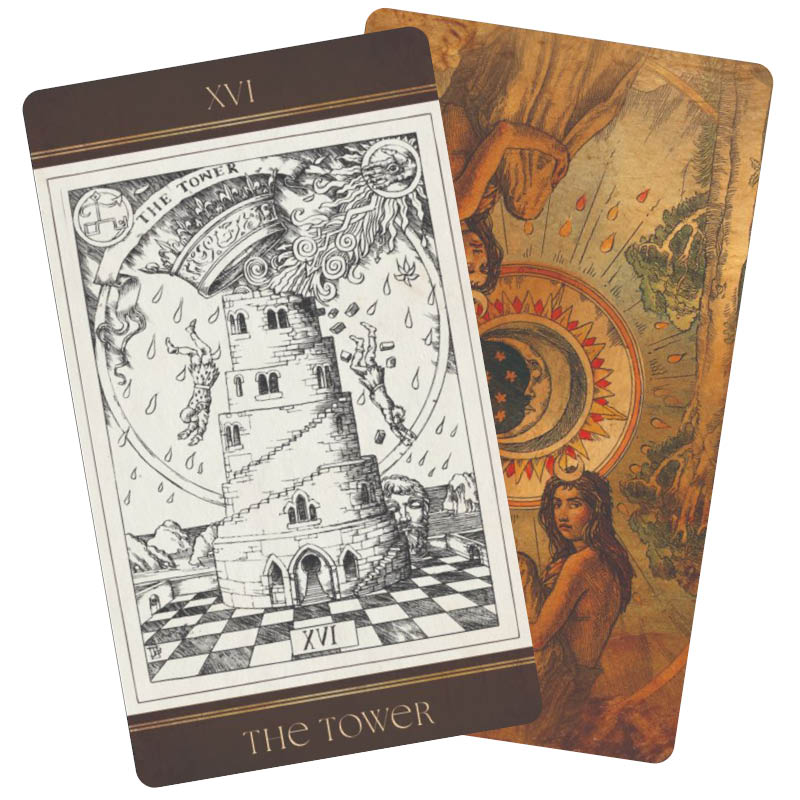 The Baddeley Tarot - The Tower