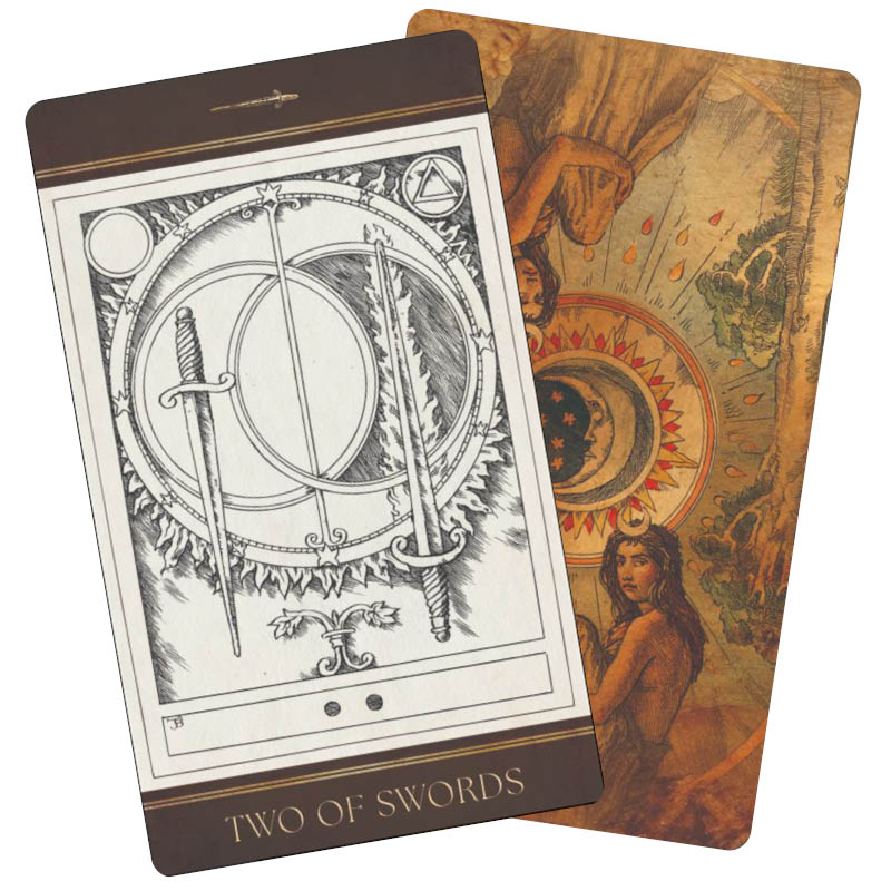 The Baddeley Tarot - Two of Swords
