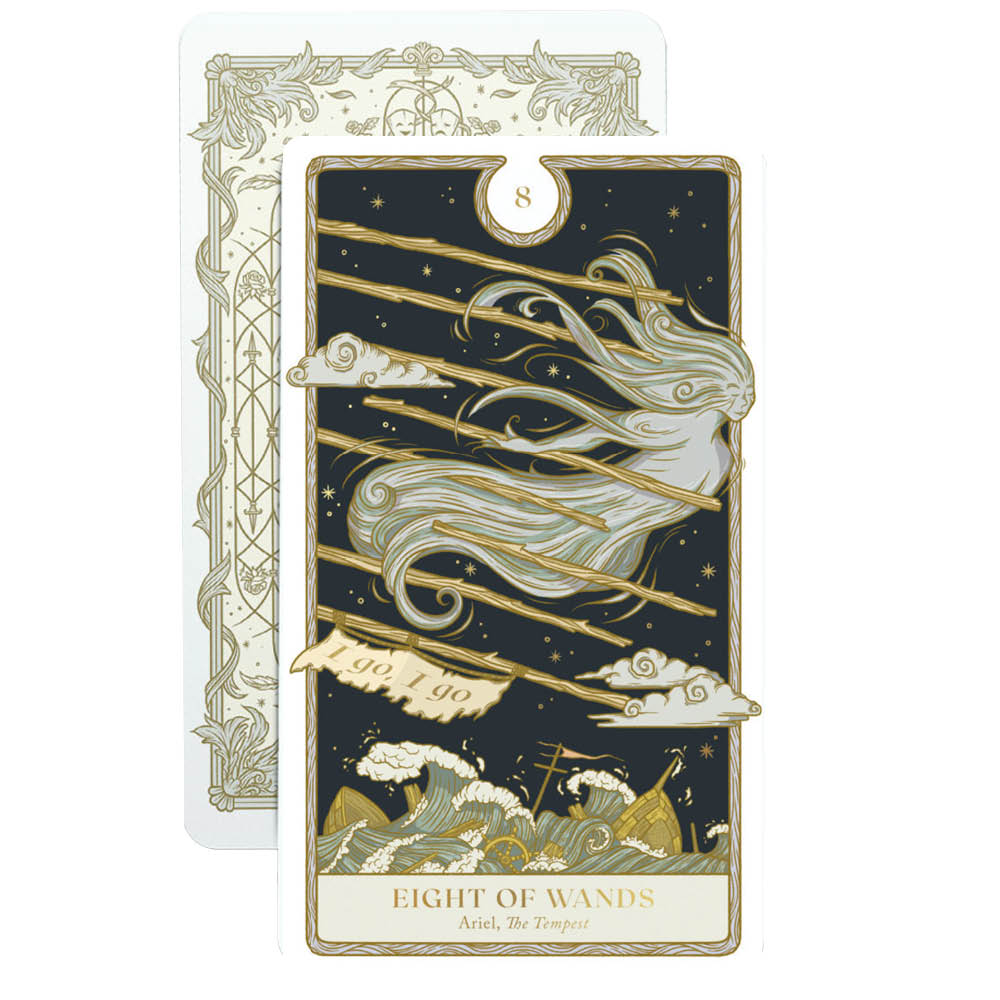 Bard's Arcana the tarot of Shakespeare - Eight of wands