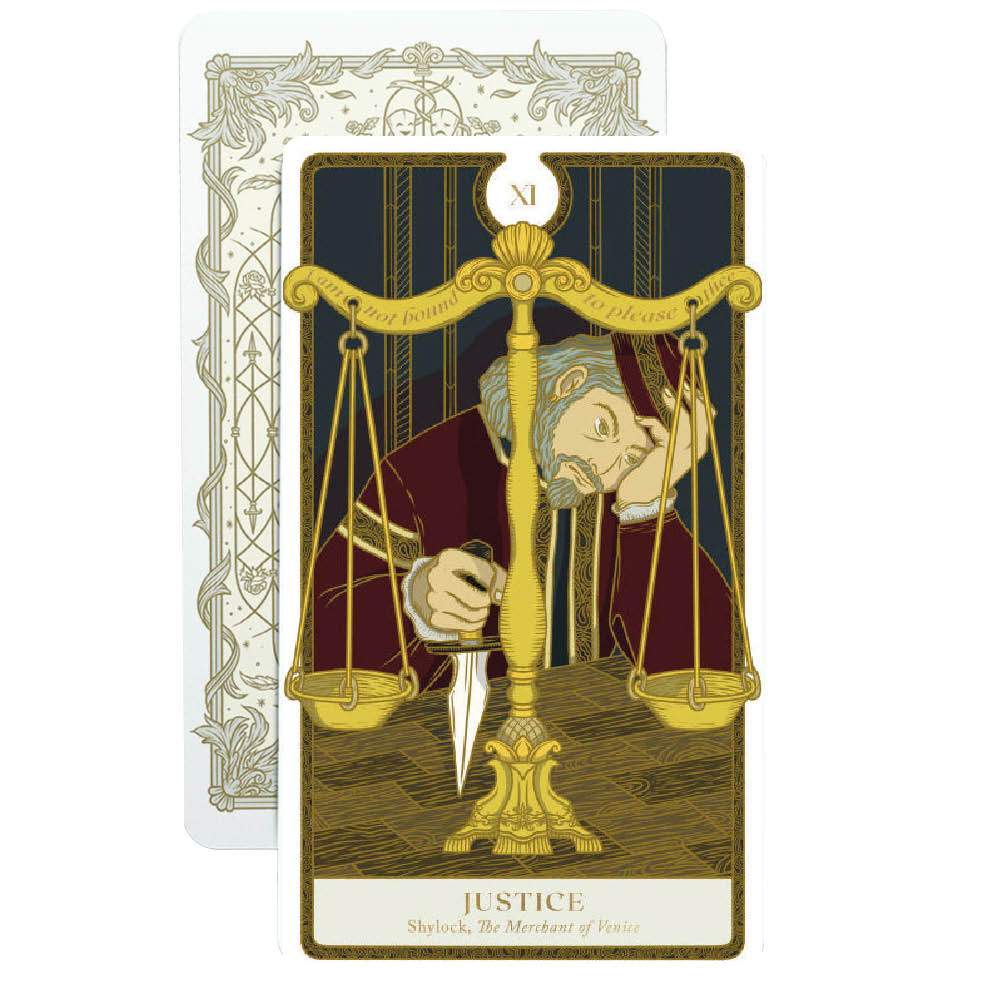 Bard's Arcana the tarot of Shakespeare - Justice