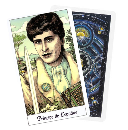 Cosmic Tarot – INCLUYE 78 CARTAS SP - Principe de Espadas